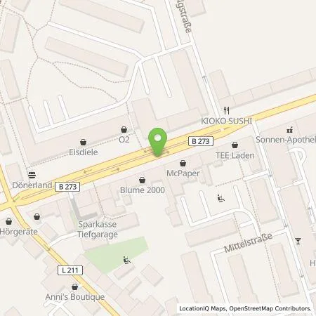 Standortübersicht der Tankstelle Energie & Mobilität Oranienburg GmbH in 16515 Oranienburg