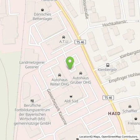 Standortübersicht der Tankstelle Autohaus A. Gruber OHG in 83278 Traunstein