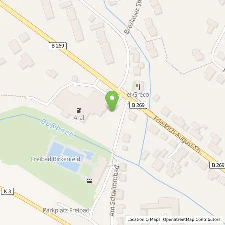 Standortübersicht der Tankstelle Hymes Energy GmbH in 55765 Birkenfeld