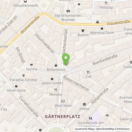 Standortübersicht der Tankstelle SWM Versorgungs GmbH in 80469 München