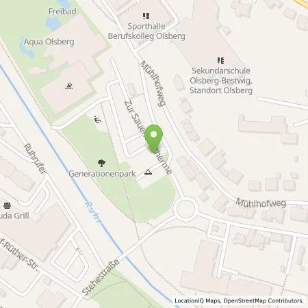 Standortübersicht der Tankstelle Hochsauerlandenergie GmbH in 59939 Olsberg