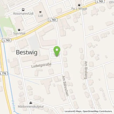 Standortübersicht der Tankstelle Hochsauerlandenergie GmbH in 59909 Bestwig