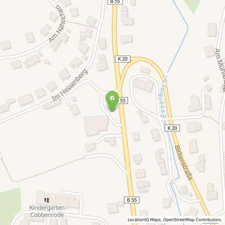 Standortübersicht der Tankstelle Hochsauerlandenergie GmbH in 59889 Eslohe