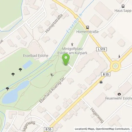 Standortübersicht der Tankstelle Hochsauerlandenergie GmbH in 59889 Eslohe