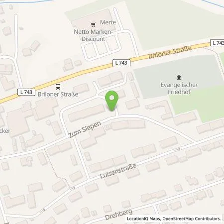 Standortübersicht der Tankstelle Hochsauerlandenergie GmbH in 59872 Meschede