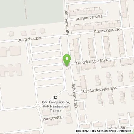 Standortübersicht der Tankstelle Stadtwerke Bad Langensalza GmbH in 99947 Bad Langensalza