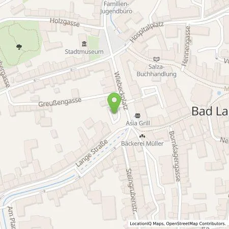 Standortübersicht der Tankstelle Stadtwerke Bad Langensalza GmbH in 99947 Bad Langensalza