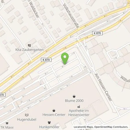 Standortübersicht der Tankstelle symCharge GmbH in 60388 Frankfurt am Main