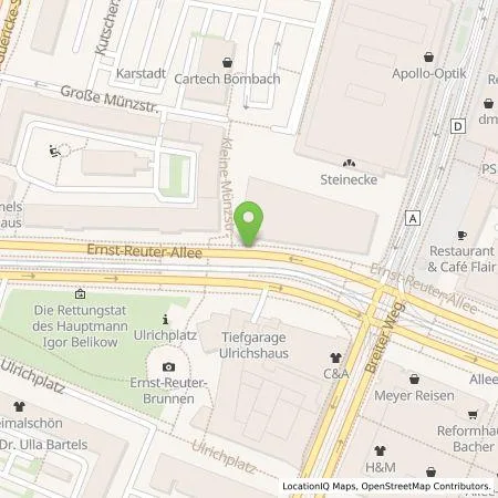 Standortübersicht der Tankstelle Städtische Werke Magdeburg GmbH & Co. KG in 39104 Magdeburg