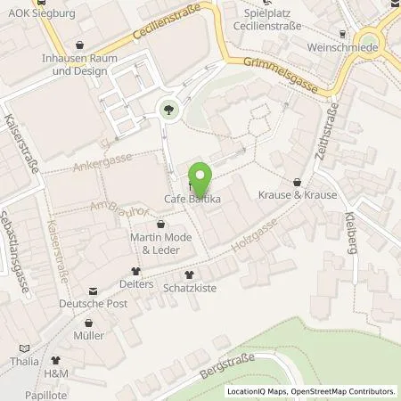 Standortübersicht der Tankstelle rhenag Rheinische Energie Aktiengesellschaft in 53721 Siegburg