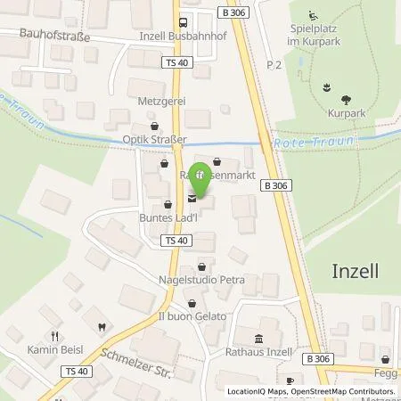 Standortübersicht der Tankstelle Stromversorgung Inzell eG in 83334 Inzell