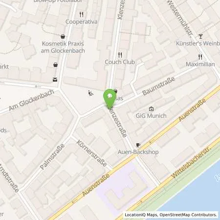 Standortübersicht der Tankstelle SWM Versorgungs GmbH in 80469 München