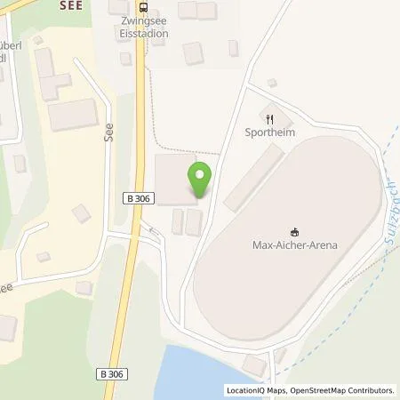 Standortübersicht der Tankstelle Stromversorgung Inzell eG in 83334 Inzell