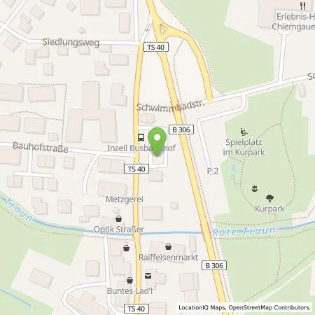 Standortübersicht der Tankstelle Stromversorgung Inzell eG in 83334 Inzell