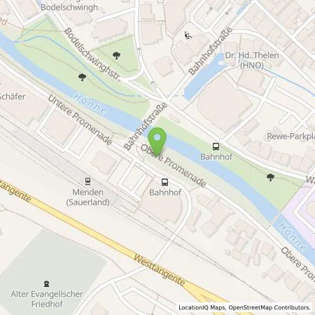 Standortübersicht der Tankstelle NetzService Ruhr GmbH in 58706 Menden