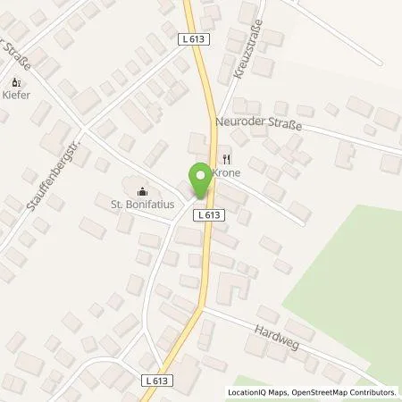 Standortübersicht der Tankstelle Stadtwerke Ettlingen GmbH in 76275 Ettlingen