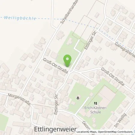 Standortübersicht der Tankstelle Stadtwerke Ettlingen GmbH in 76275 Ettlingen