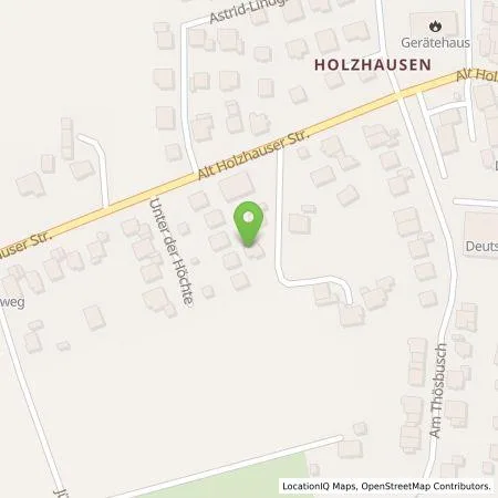 Standortübersicht der Tankstelle Wirtschaftsbetriebe Bad Salzuflen GmbH in 32107 Bad Salzuflen