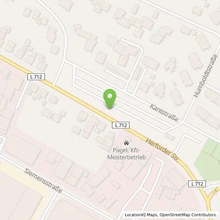 Standortübersicht der Tankstelle Wirtschaftsbetriebe Bad Salzuflen GmbH in 32105 Bad Salzuflen