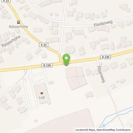 Standortübersicht der Tankstelle Wirtschaftsbetriebe Bad Salzuflen GmbH in 32657 Lemgo