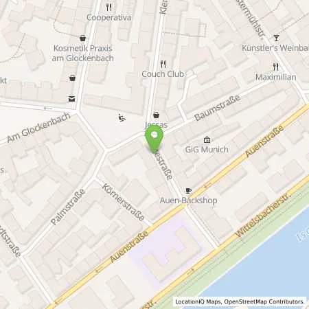 Standortübersicht der Tankstelle SWM Versorgungs GmbH in 80469 München