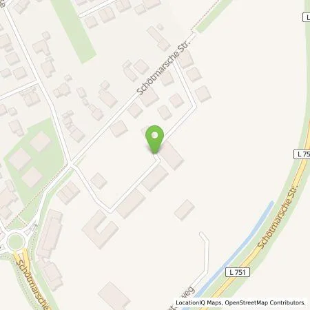 Standortübersicht der Tankstelle Wirtschaftsbetriebe Bad Salzuflen GmbH in 33818 Leopoldshöhe