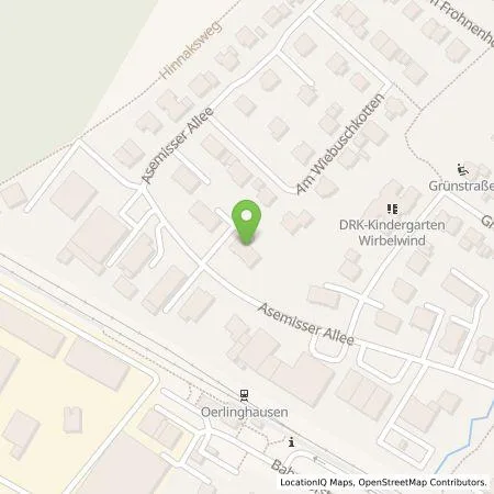 Standortübersicht der Tankstelle Wirtschaftsbetriebe Bad Salzuflen GmbH in 33818 Leopoldshöhe