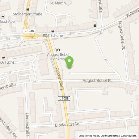 Standortübersicht der Tankstelle Energieversorgung Nordhausen GmbH in 99734 Nordhausen