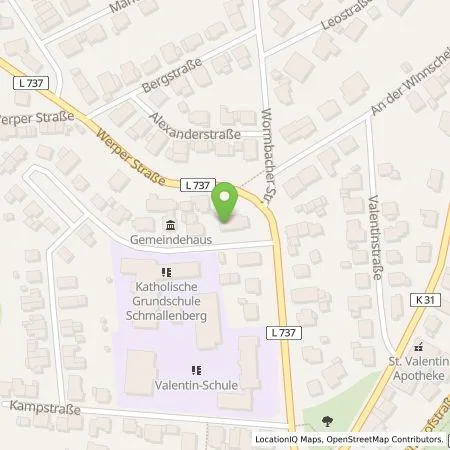 Standortübersicht der Tankstelle ASS Solar Energie UG & Co. KG in 57392 Schmallenberg