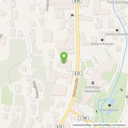 Standortübersicht der Tankstelle ASS Solar Energie UG & Co. KG in 59872 Meschede