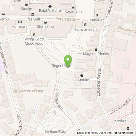 Standortübersicht der Tankstelle Holsteiner Energieversorgungs GmbH in 23701 Eutin