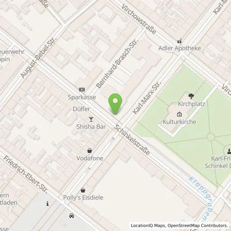 Standortübersicht der Tankstelle Stadtwerke Neuruppin GmbH in 16816 Neuruppin