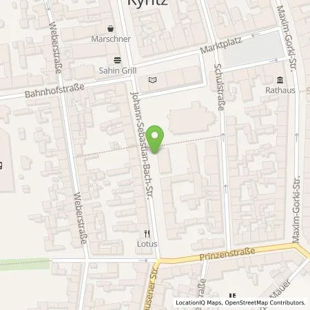 Standortübersicht der Tankstelle Stadtwerke Neuruppin GmbH in 16866 Kyritz