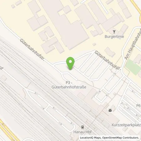 Standortübersicht der Tankstelle DB Energie GmbH in 36450 Hanau