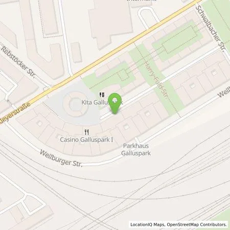 Standortübersicht der Tankstelle DB Energie GmbH in 60326 Frankfurt