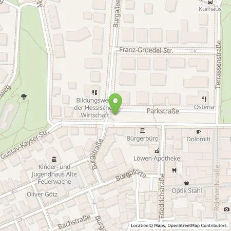 Standortübersicht der Tankstelle Ensev GmbH in 61231 Bad Nauheim