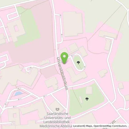 Standortübersicht der Tankstelle Stadtwerke Homburg GmbH in 66424 Homburg