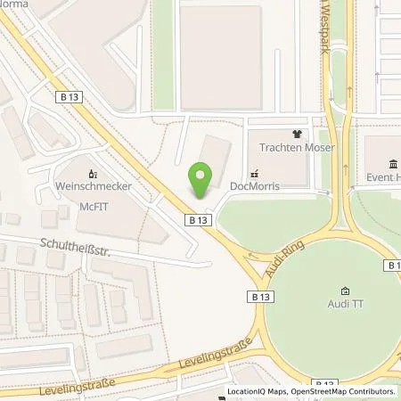 Standortübersicht der Tankstelle Stadtwerke Ingolstadt Energie GmbH in 85049 Ingolstadt