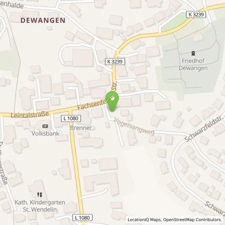 Standortübersicht der Tankstelle Stadtwerke Aalen GmbH in 73434 Aalen Dewangen