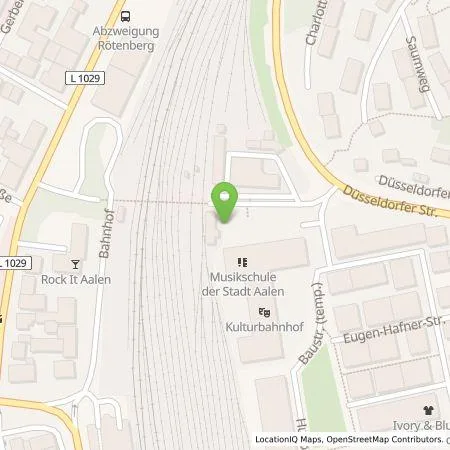 Standortübersicht der Tankstelle Stadtwerke Aalen GmbH in 73431 Aalen