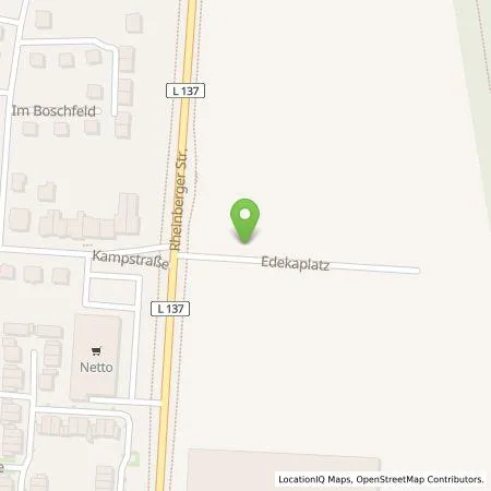 Standortübersicht der Tankstelle EDEKA RR Stiftung & Co. KG in 47445 Moers