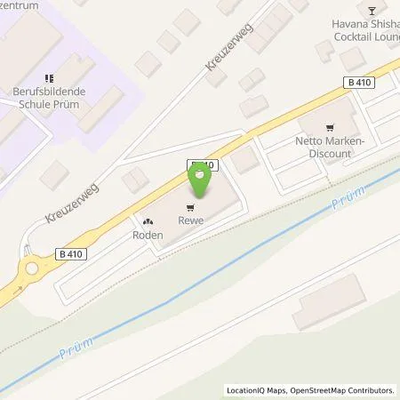 Standortübersicht der Tankstelle BP Europa SE in 54595 Prüm