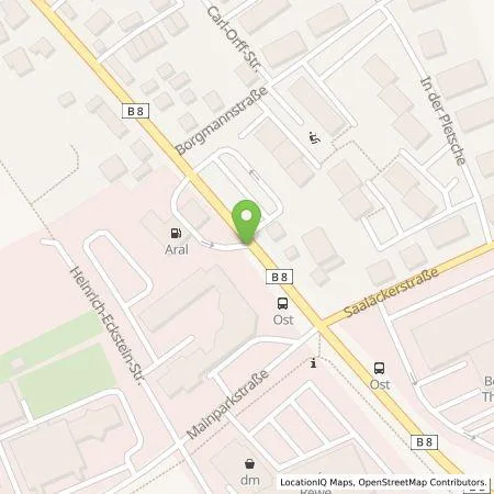 Standortübersicht der Tankstelle BP Europa SE in 63801 Kleinostheim