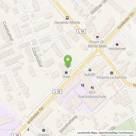 Standortübersicht der Tankstelle Shell Deutschland GmbH in 41812 Erkelenz