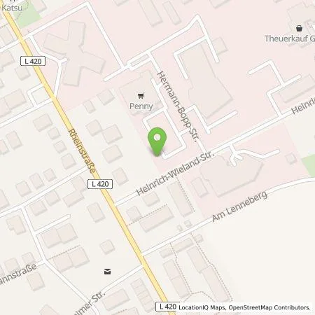 Standortübersicht der Tankstelle Shell Deutschland GmbH in 55218 Ingelheim