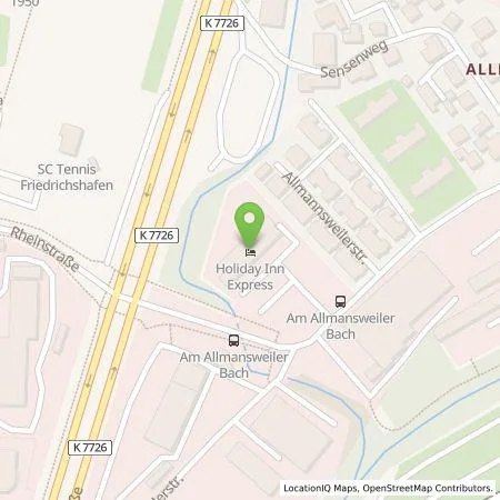 Standortübersicht der Tankstelle enercity AG in 88046 Friedrichshafen