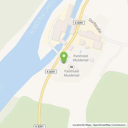 Standortübersicht der Tankstelle Stadtwerke Pirna GmbH in 04680 Colditz