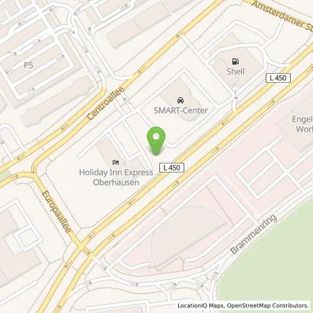 Standortübersicht der Tankstelle enercity AG in 46047 Oberhausen