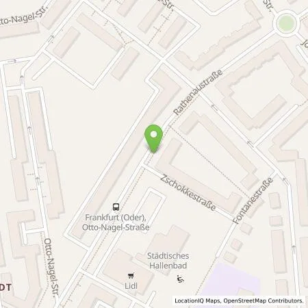 Standortübersicht der Tankstelle Elektro Jahn GmbH & Co.KG in 15234 Frankfurt (Oder)