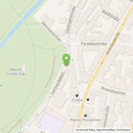 Standortübersicht der Tankstelle SWM Versorgungs GmbH in 80538 München